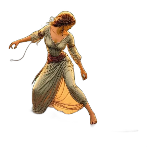 staff, dress, concept art, fantasy art transparent PNG cut-out