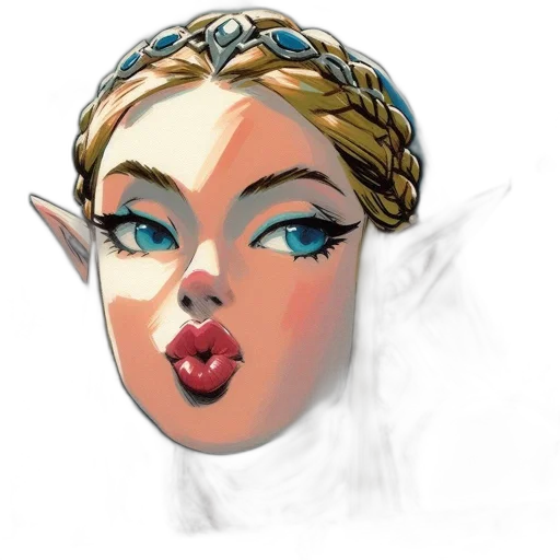 face, mask, crown, jewelry transparent PNG cut-out