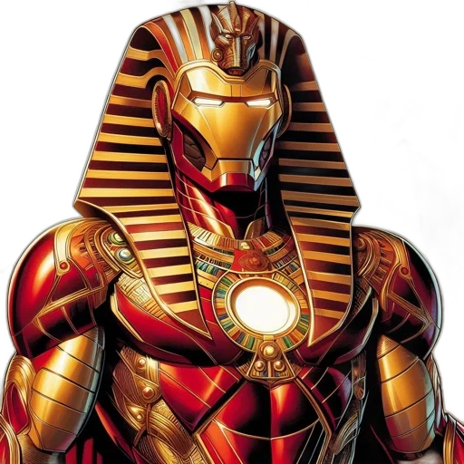 mask, jewelry, robot, comic book art transparent PNG cut-out