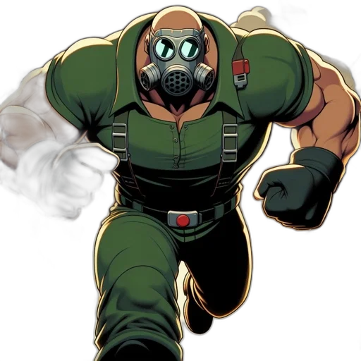 mask, robot, comic book art, concept art transparent PNG cut-out