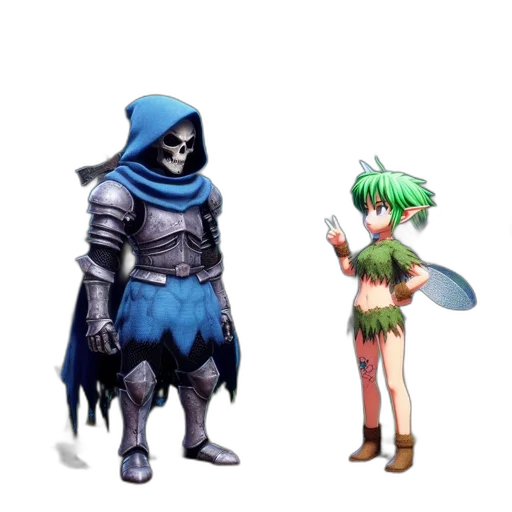 concept art, pixel art, fantasy art, 3d render transparent PNG cut-out