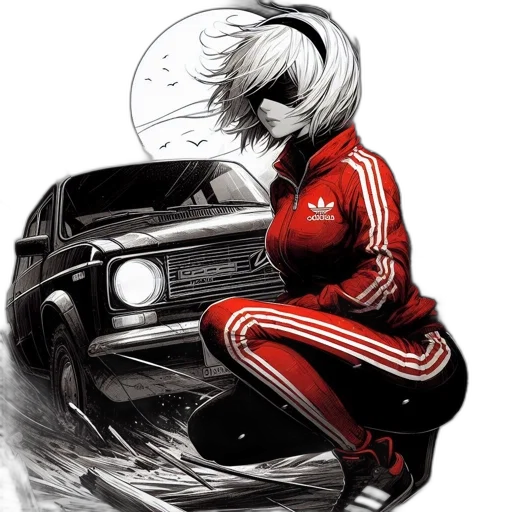 car, jacket, dress, robot transparent PNG cut-out