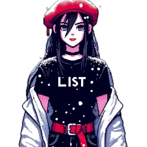 jacket, hat, staff, dress transparent PNG cut-out