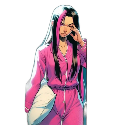 jacket, dress, vaporwave, concept art transparent PNG cut-out