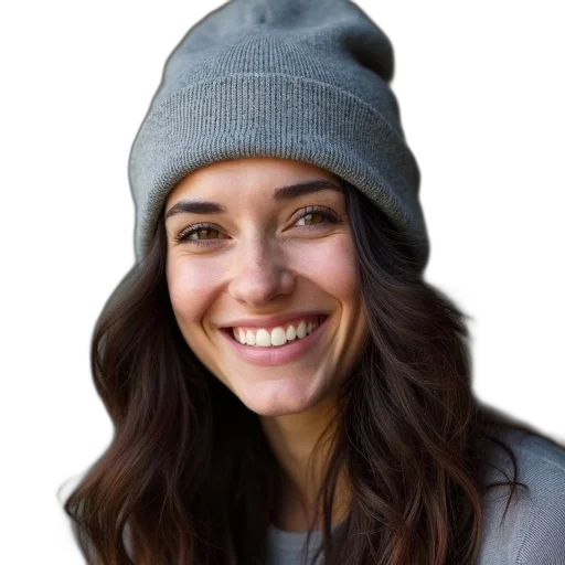 hat, face, jacket, staff transparent PNG cut-out