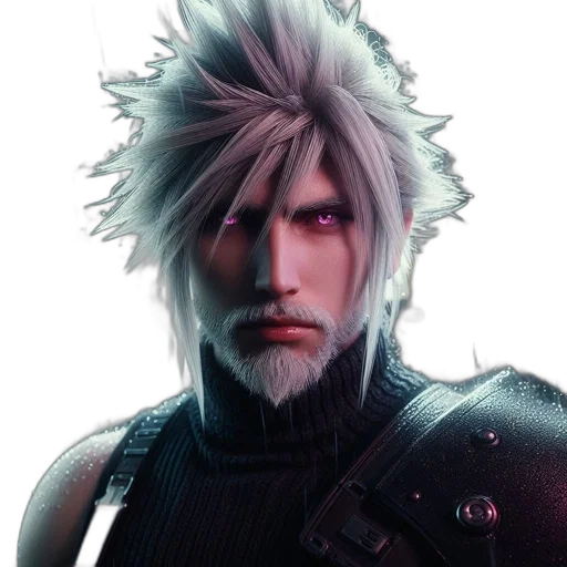 hair, face, dragon, creature transparent PNG cut-out
