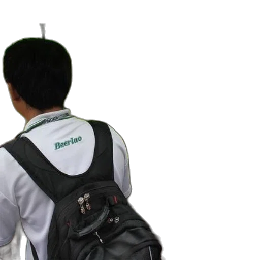 jacket, staff, robot, weapon transparent PNG cut-out