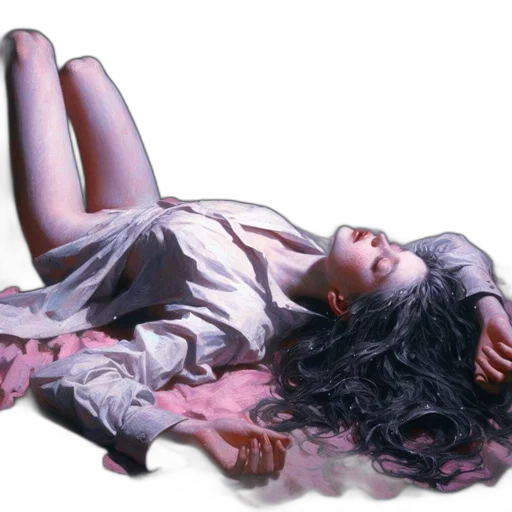 hair, dress, photorealistic, concept art transparent PNG cut-out