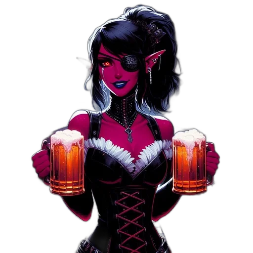 comic book art, concept art, fantasy art, pixel art transparent PNG cut-out