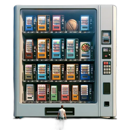 robot, food, 3d render, concept art transparent PNG cut-out