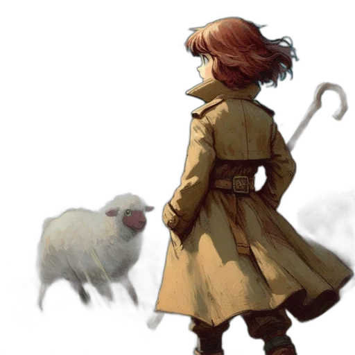 animal, creature, weapon, staff transparent PNG cut-out