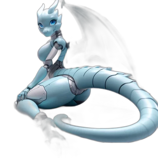 dragon, robot, creature, weapon transparent PNG cut-out