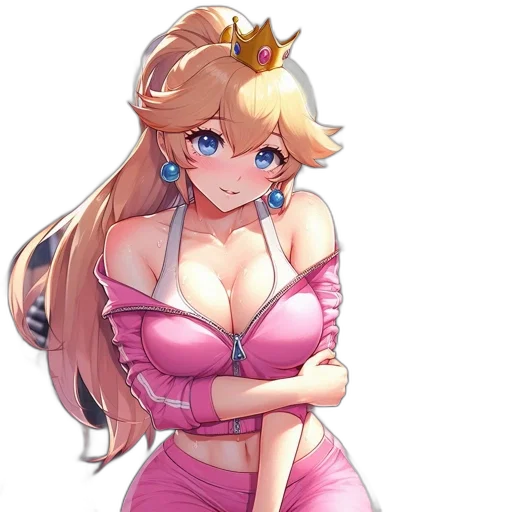 dress, crown, staff, weapon transparent PNG cut-out