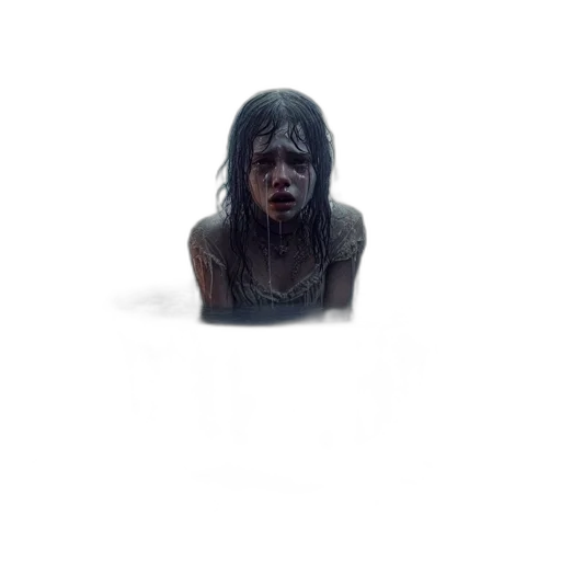 face, creature, mask, 3d render transparent PNG cut-out