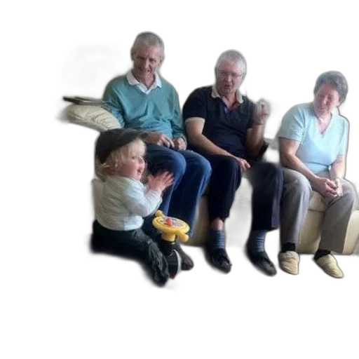 furniture, staff, 3d render, family transparent PNG cut-out