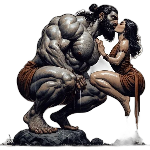 comic book art, fantasy art, concept art, fire transparent PNG cut-out