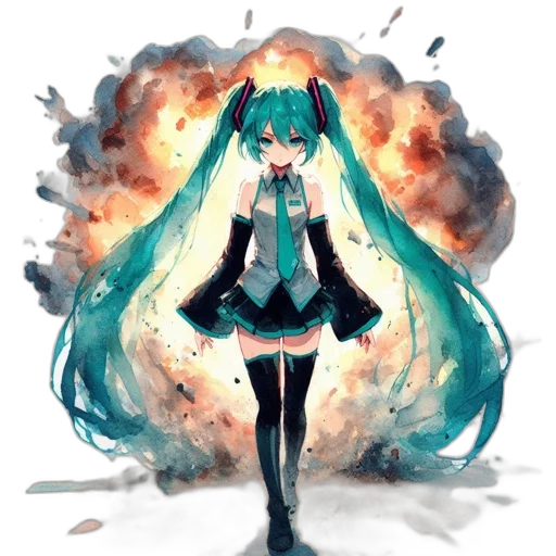 weapon, dress, dragon, hair transparent PNG cut-out