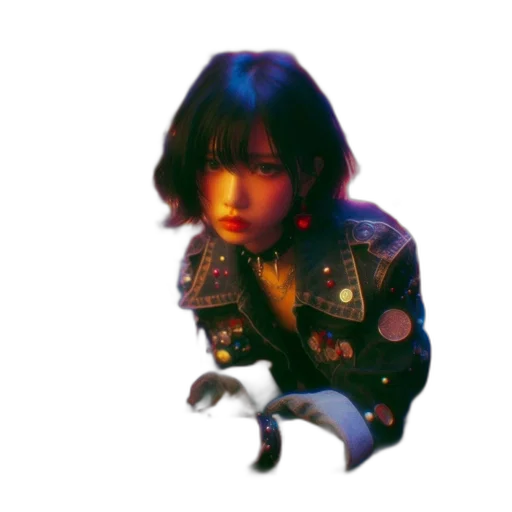 jacket, robot, face, creature transparent PNG cut-out