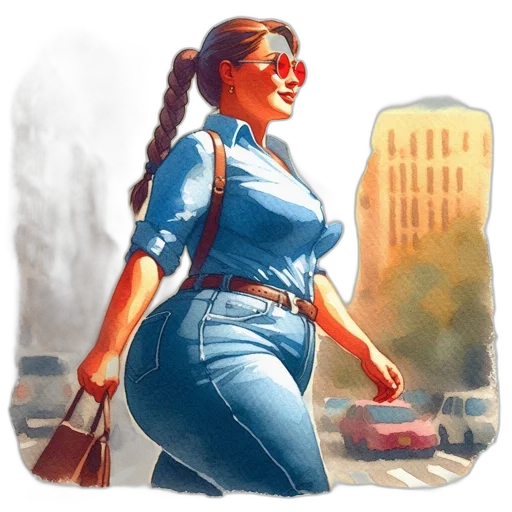 dress, comic book art, concept art, photorealistic transparent PNG cut-out