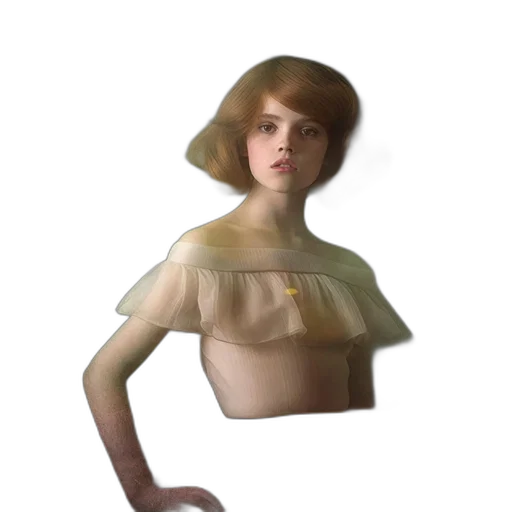dress, hat, crown, face transparent PNG cut-out