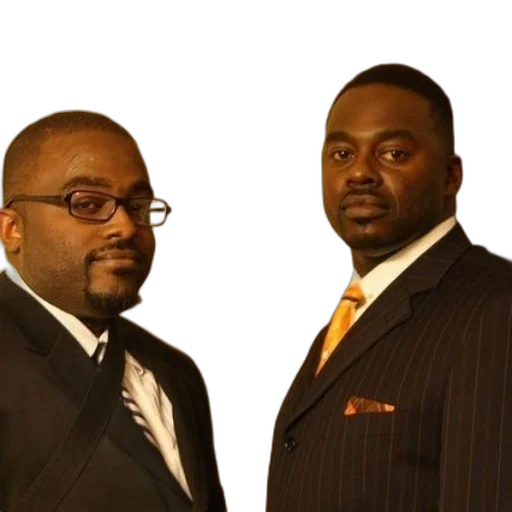 staff, two, men, suits transparent PNG cut-out