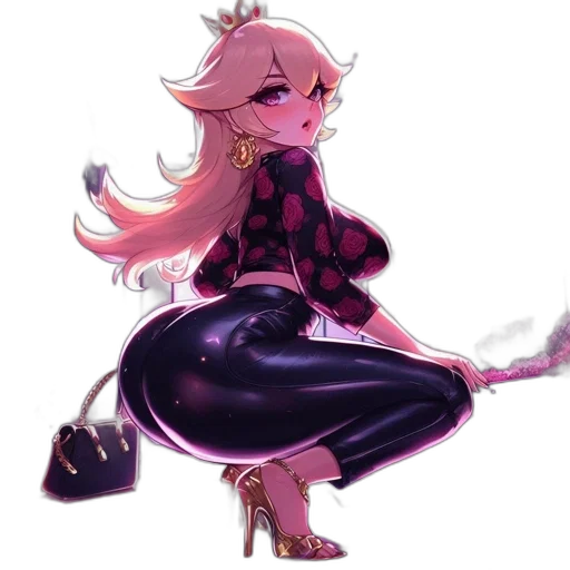 dress, crown, staff, concept art transparent PNG cut-out