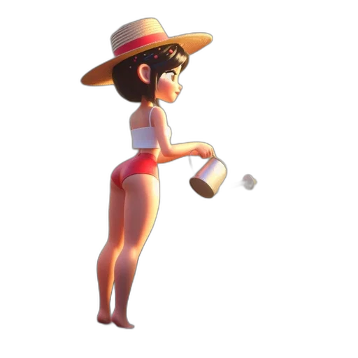 hat, staff, jewelry, weapon transparent PNG cut-out