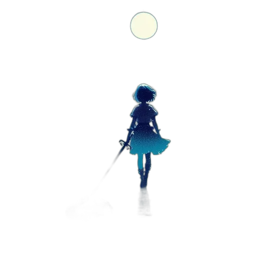 robot, staff, dress, creature transparent PNG cut-out