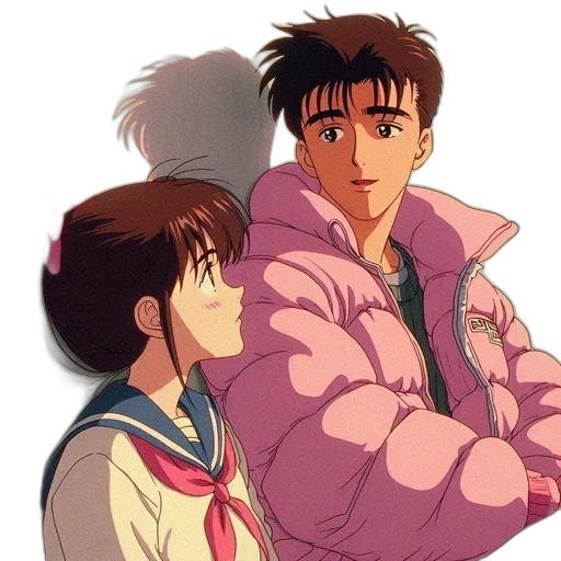 jacket, vaporwave, anime, concept art transparent PNG cut-out