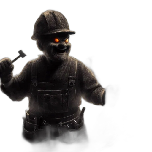 weapon, staff, robot, mask transparent PNG cut-out