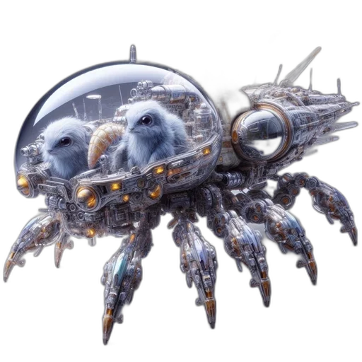 robot, creature, weapon, animal transparent PNG cut-out