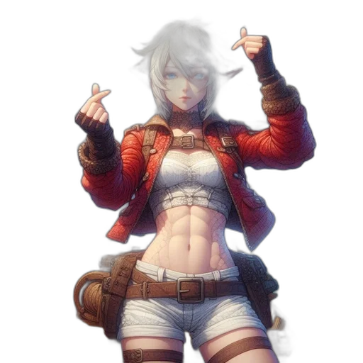 jacket, weapon, sword, staff transparent PNG cut-out