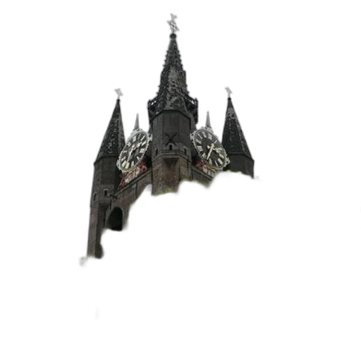 dragon, crown, creature, building transparent PNG cut-out