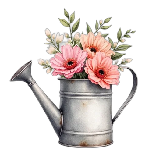 flower, crown, weapon, staff transparent PNG cut-out