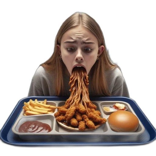 food, creature, animal, face transparent PNG cut-out