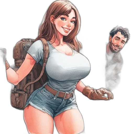robot, weapon, dress, face transparent PNG cut-out