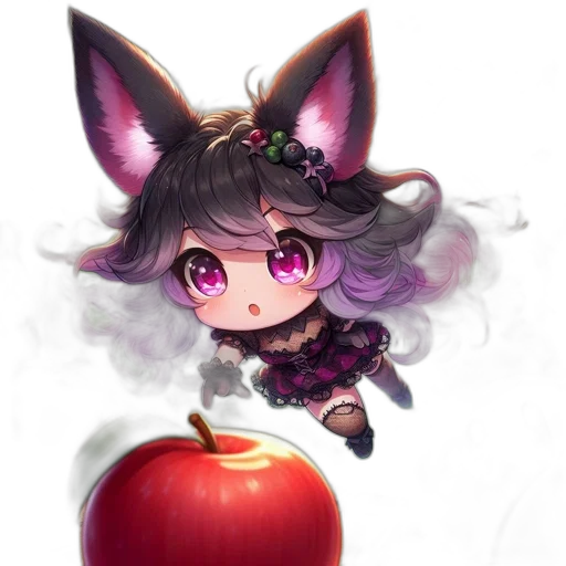 staff, food, fantasy art, watercolor transparent PNG cut-out