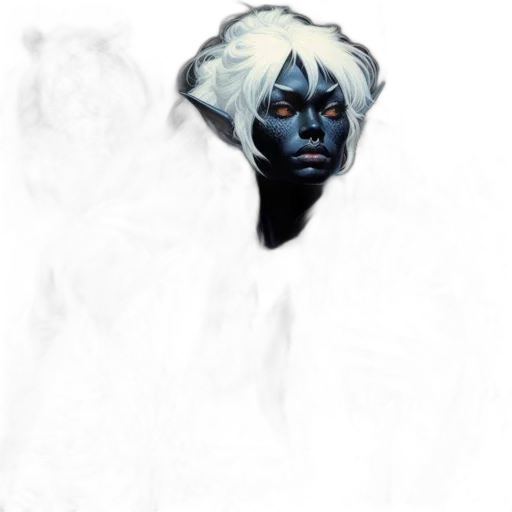 mask, face, staff, creature transparent PNG cut-out