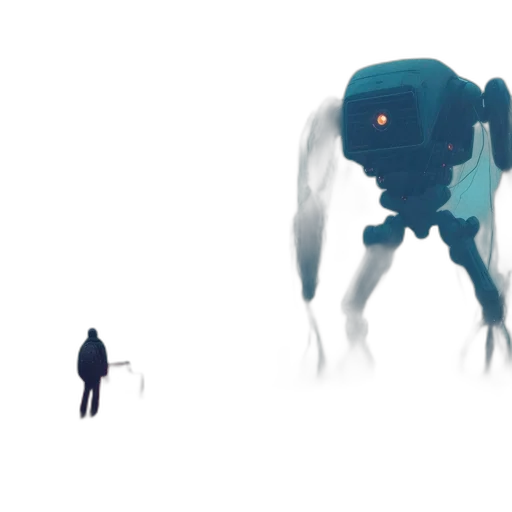 robot, creature, animal, weapon transparent PNG cut-out