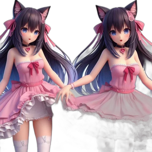dress, 3d render, concept art, fantasy art transparent PNG cut-out