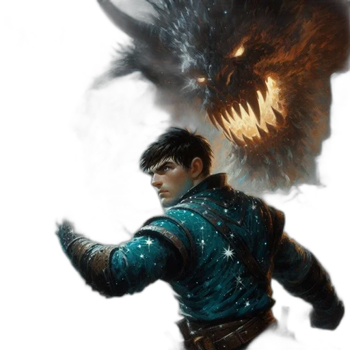 dragon, sword, fantasy art, concept art transparent PNG cut-out