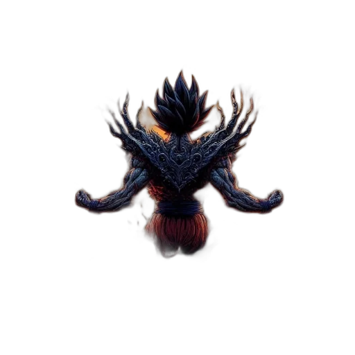 hair, creature, dragon, mask transparent PNG cut-out