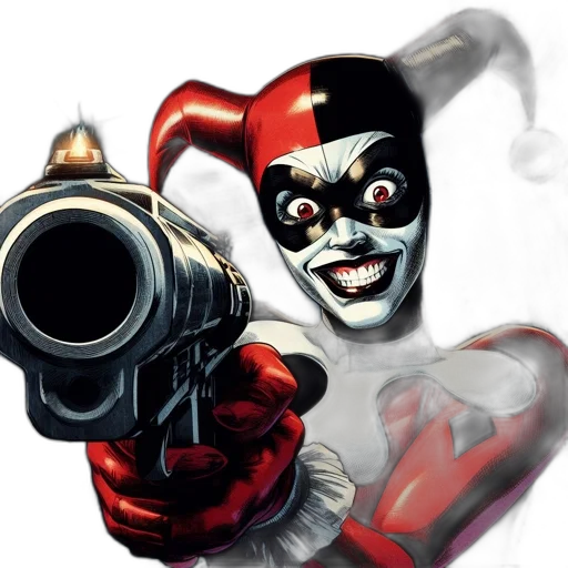 weapon, mask, face, comic book art transparent PNG cut-out