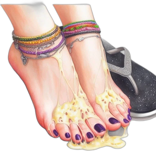 shoes, jewelry, photorealistic, watercolor transparent PNG cut-out