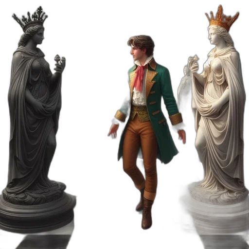 crown, concept art, 3d render, fantasy art transparent PNG cut-out