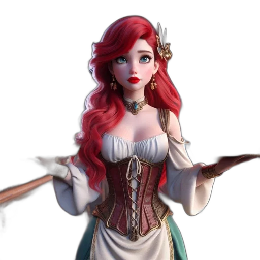 staff, dress, crown, sword transparent PNG cut-out