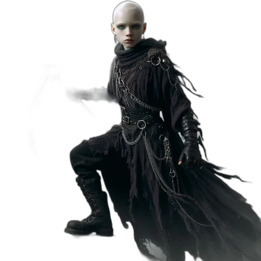 mask, staff, face, creature transparent PNG cut-out