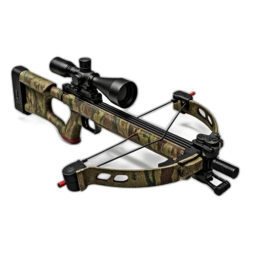weapon, detailed, illustration, crossbow transparent PNG cut-out