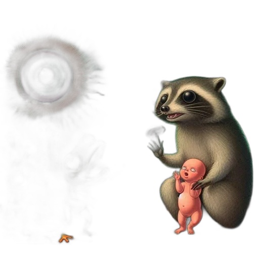 creature, concept art, fantasy art, pixel art transparent PNG cut-out