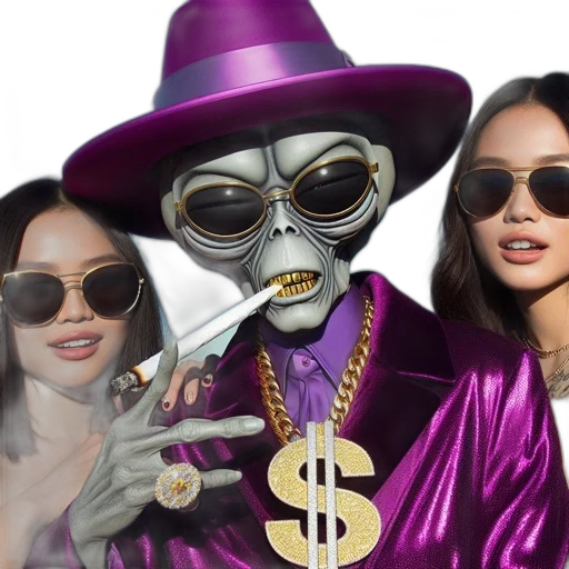 mask, vaporwave, two, women transparent PNG cut-out